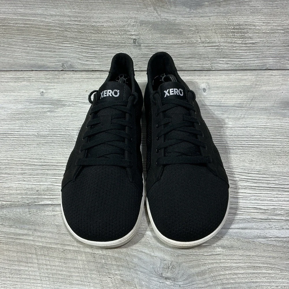 Xero Shoes Men's Dillon Barefoot Minimalist Classic Sneakers Black Size 11.5